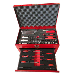 2个抽屉53 pcs自行车德国钳子电池机械盒蛋糕装饰用品工具套装 - Product Image 1