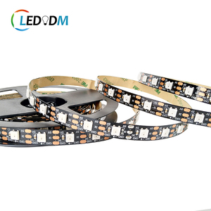 WS2812 striscia Led nero bianco Pcb DC 5V 5050 60 Led/m IP20 IP65 IP68 impermeabile WS2812 magia RGB indirizzabile luce a Led - Product Image 2