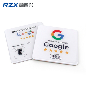 NFC tag 213 Pre codifica URL stampa codice QR recensione Google NFC RFID carta adesivo epossidico per google revisione Social Media - Product Image 3