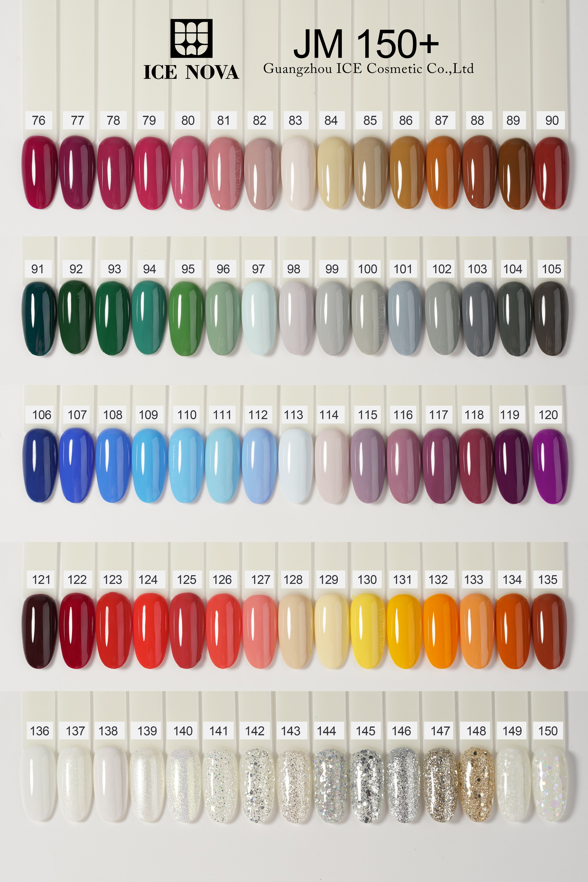 Carte de couleurs JM150 2
