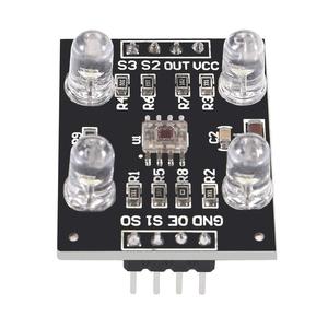 TCS230モジュールCapteur De Couleur TCS3200 RGBライトカラー認識センサー検出器モジュール4 LED付きMCU対応 - Product Image 4