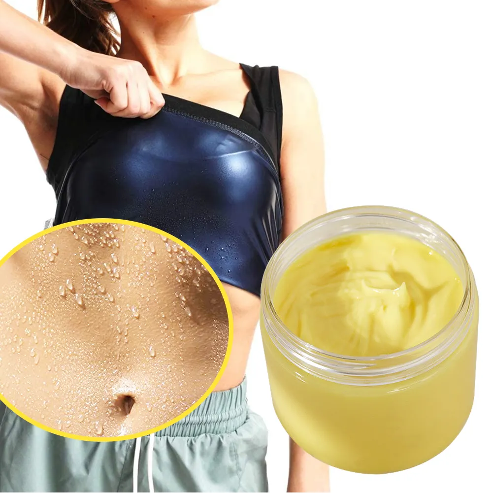 OEM Body shaping hot gel Weight Loss belly fat burn organic lotion ginger slimming cream