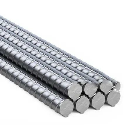 6mm-15mm HRB400 Used Concrete Building 6m 12m Hot Rolled Steel Bar Factory Direct Ribbed Steel Bars