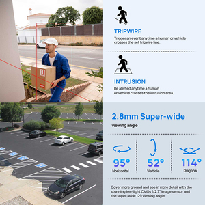 Vikylin 4MP PoE IP Camera Starlight dome/tháp pháo secrutiy máy ảnh với ivsbuilt-in mic, ai con người xe phát hiện mạng máy ảnh - Product Image 6