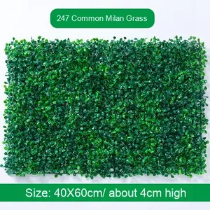 סיטונאי Uv-מוסמך ריאליסטי פו פלסטיק מלאכותי המדמה דשא פלסטיק ירוק לבית גן קיר דקורטיבי - Product Image 4
