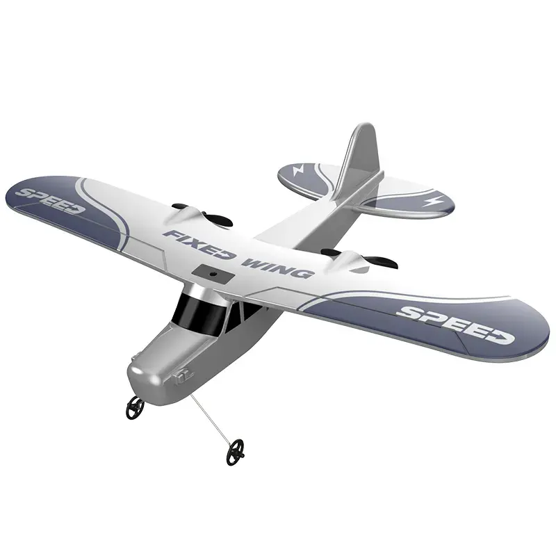 ToyHome Ty9 Cessna 2,4g Control remoto Nuevo Material Epp Alta fidelidad 2,5 Canal Diseño Rc Glider con modelo de luz nocturna fresca
