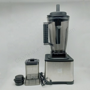 เครื่องปั่นน้ำผลไม้2ถ้วยทำจากสเตนเลสแบบพกพา4L ใหม่พร้อมปุ่มควบคุมเครื่องปั่นเครื่องทำสมูทตี้ ABS และมอเตอร์ทองแดง - Product Image 4