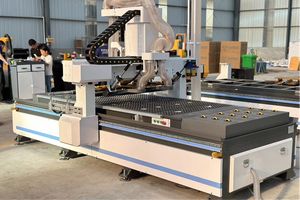 Enrutador CNC de anidación ATC para muebles, enrutador cnc, máquina lineal, enrutador CNC ATC