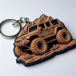 廉价定制字母促销橡胶定制<span class=keywords><strong>Oem</strong></span>制造2d 3d批发越野Pvc钥匙扣