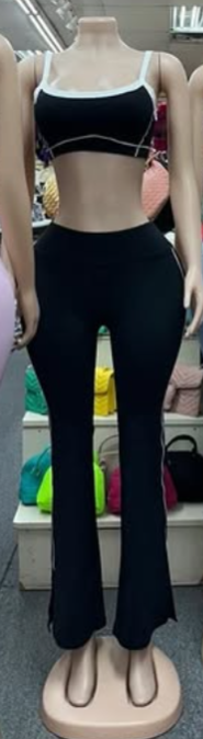 Z425ST07 Black Pantsuits