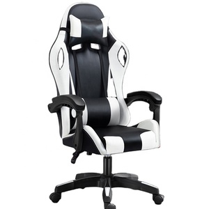 厂家直销廉价人体工程学高背黑色Sillas游戏玩家电脑赛车游戏椅 - Product Image 1