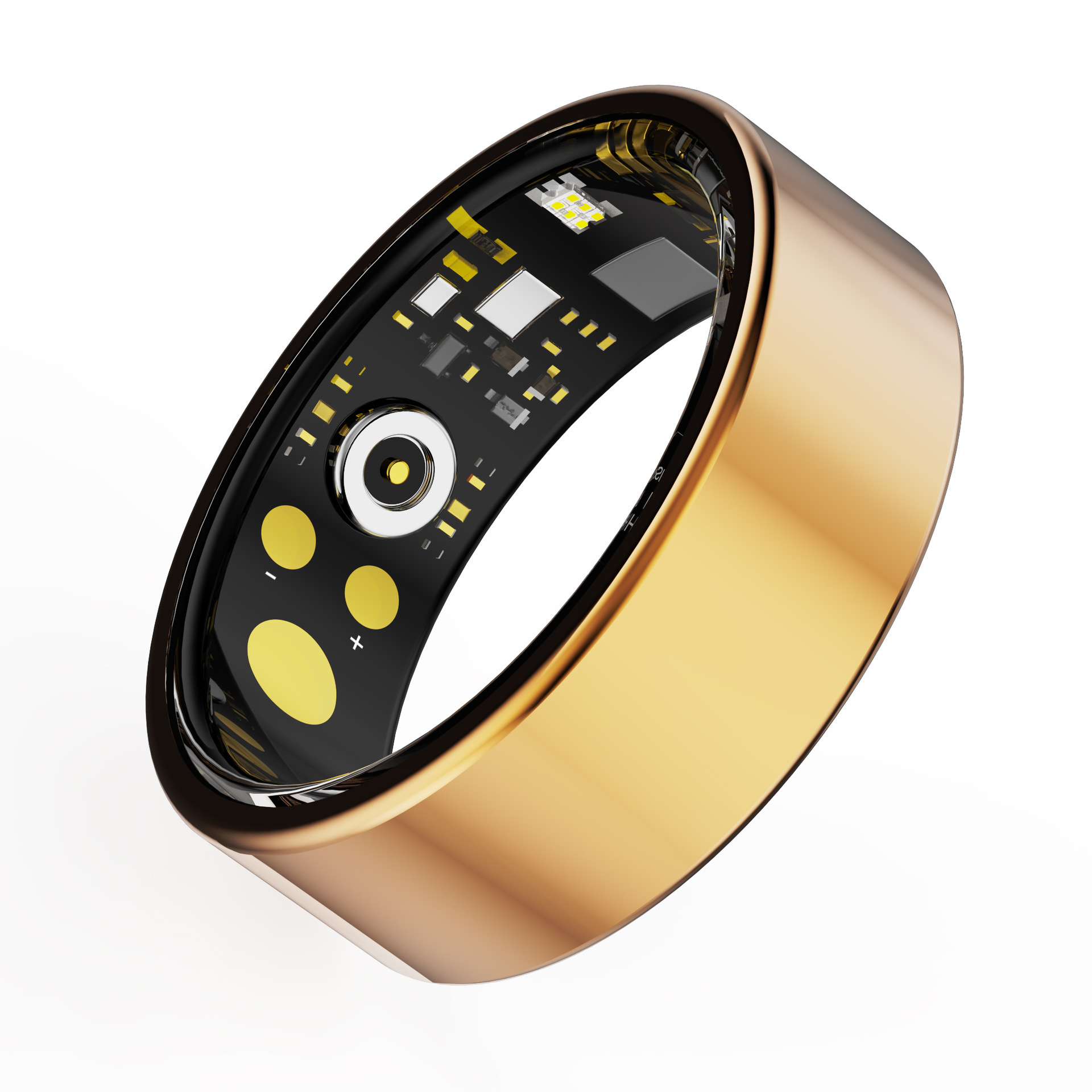 Smart Ring - Gold Magnetic Charging Cable Size 13