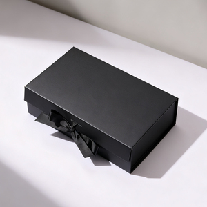 Tùy Chỉnh Sang Trọng Có Thể Gập Lại Lớn Từ Hộp Trình Bày Cổ Điển Màu Đen 2Mm Dày Cứng Cứng Nhắc Giấy Nghệ Thuật Cho Món Quà Cho - Product Image 3