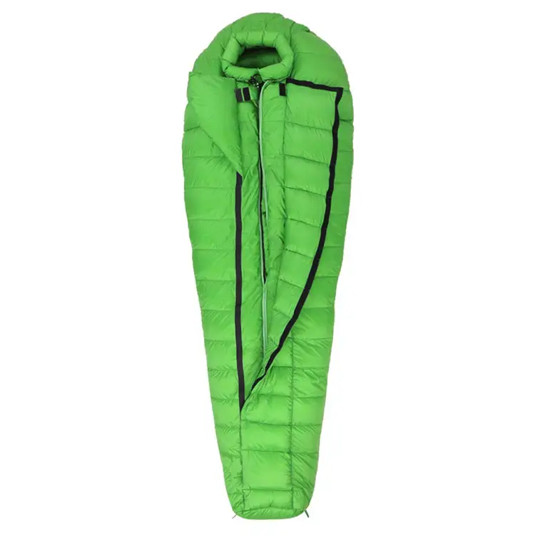 Outdoor camping hiking New Four seasons warm mummy outdoor travel down sleeping bag