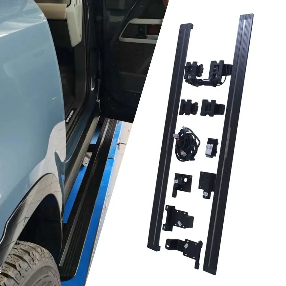Аксессуары для автомобиля, аксессуары для внешней части, электрическая Подножка для внедорожника 2020 + Land Rover Defender 90 110
