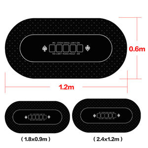Casino Texas Hold'em Poker mat cao su Poker Mat blackjack Roulette Poker bảng Top 70 "47" - Product Image 6
