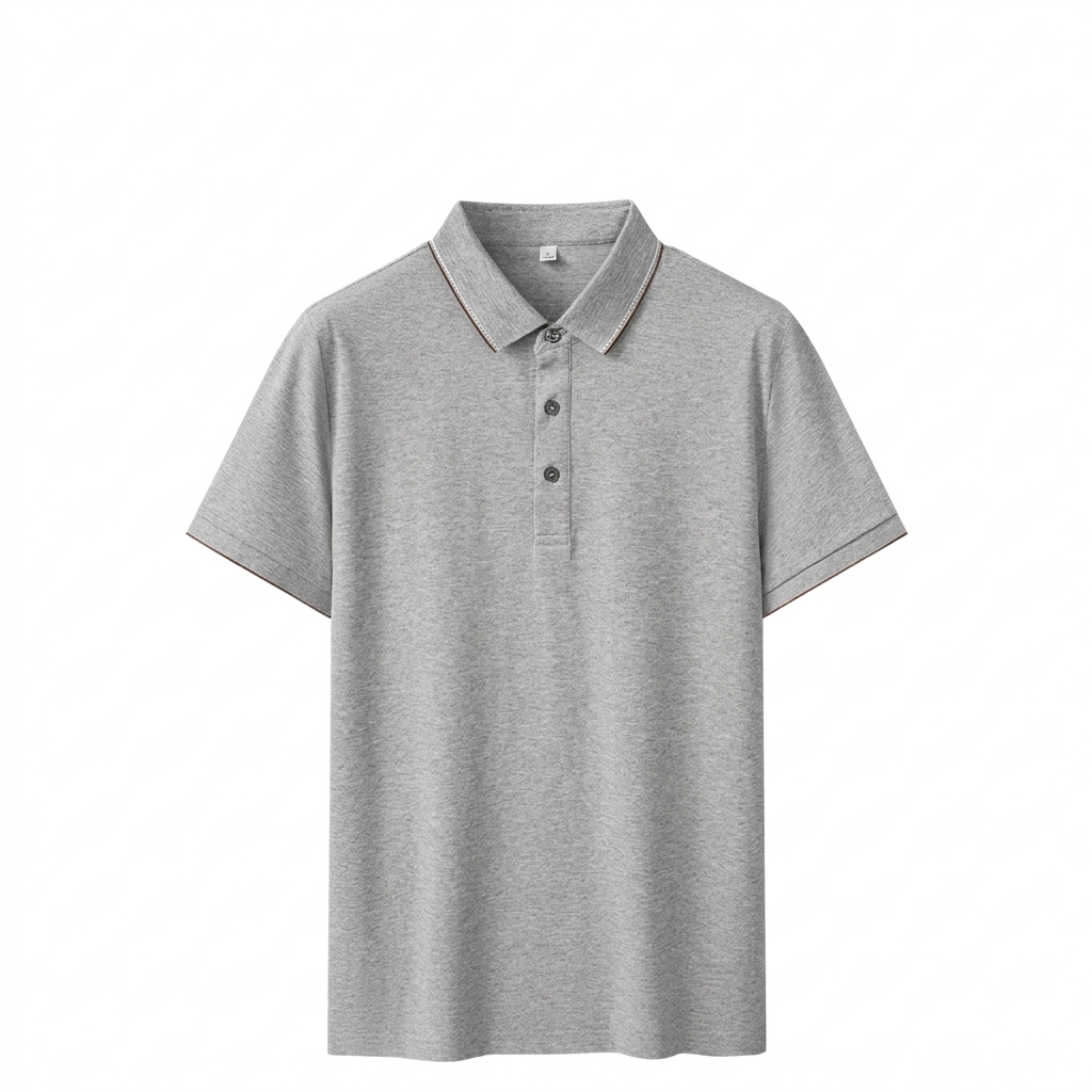 Polo 200g-chanvre gris