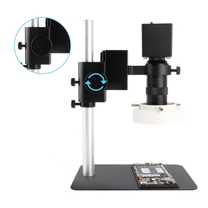 Microscopio Monocular YIZHAN VGA 200W 130X lente de montaje en C luz LED para soldadura PCB joyería Reparación de computadora de teléfono móvil - Product Image 4
