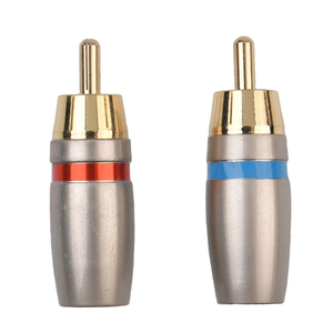 定制高端镀金公/母RCA插头连接器RCA插孔电缆连接器汽车音频RCA连接器插头 - Product Image 1