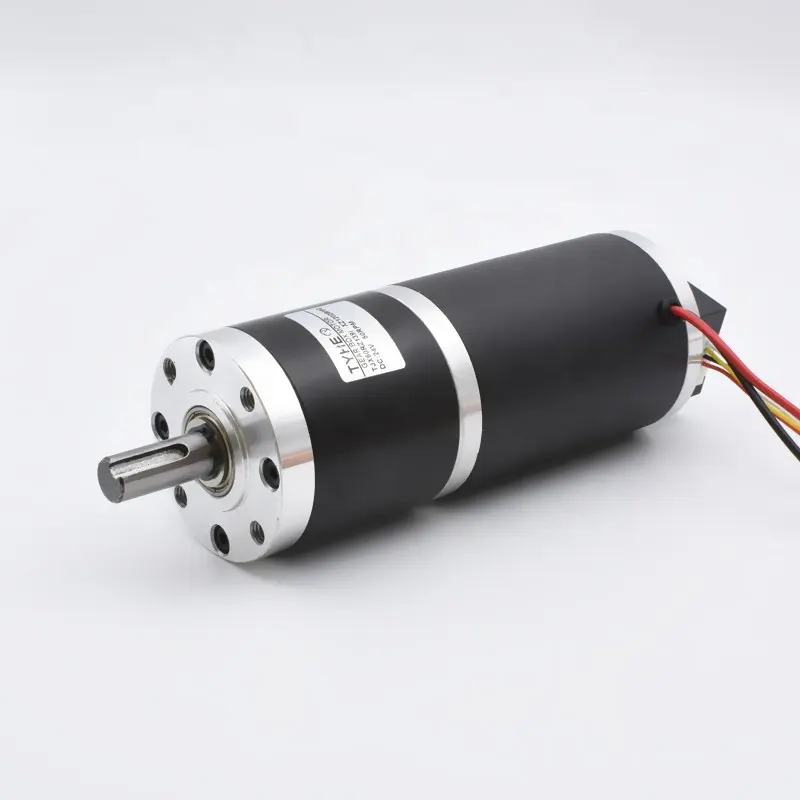 Fabricante de 60mm reductor 12v 24v 100w 120 vatios 35nm de baja rpm 5 rpm 10 rpm alto par 500kg 45nm dc planetario engranaje motor