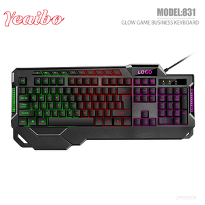 Precio bajo, alto brillo, ordenador con cable, Combo óptico ergonómico, silencioso, retroiluminado, LED, juego, USB, Multimedia, teclado para juegos de escritorio - Product Image 5