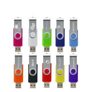 自定义徽标2.0 3.0旋转USB闪存驱动器Usb记忆棒Pendrive 128mb 1Gb 2Gb 4Gb 8Gb 16Gb 32Gb 64Gb 128Gb