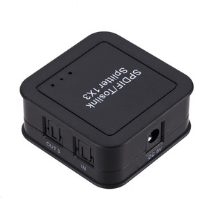 SPDIF Optical 1in3out <strong>Audio</strong> Switcher 3x1 with Remote Control Digital TOSLINK <strong>Switch</strong> - Product Image 3