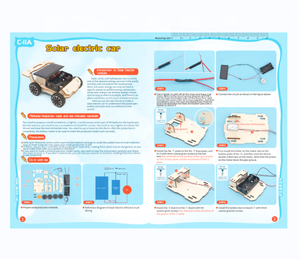 C-11A 3D Scientific <strong>Model</strong> Kit Perfect Stem Birthday Gift School Kids Learning Experiment Project Electric Energy Solar Power <strong>Car</strong> - Product Image 4