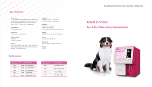 Máy Đếm CBC Thú Y Chuyên Nghiệp Máy Phân Tích Huyết Học Thú Y 3-diff Để Bán - Product Image 6