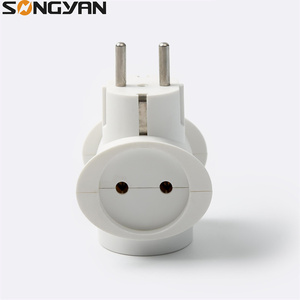 Europe Germany <strong>Multi</strong> <strong>Plug</strong> T-shaped Travel Power Conversion Socket <strong>Plug</strong> <strong>Adapter</strong> - Product Image 3