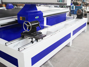Hot Sale Multi-function <strong>CNC</strong> Engraving Machine 4x8 Feet Worktable 4 <strong>Axis</strong> Supports Flat Engraving and 3D Engraving. - Product Image 4
