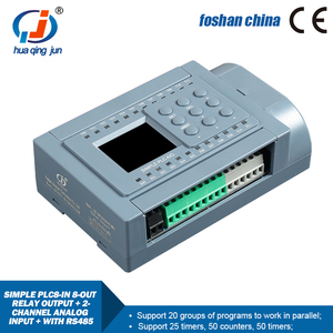 Huaqingjun <strong>8</strong>-in <strong>8</strong>-out Relay <strong>Output</strong> <strong>2</strong>-Channel Analog <strong>Inputs</strong> 0-20mA 4-20mA RS485 Communication Modbus RTU PLC for Greenhouse - Product Image 3