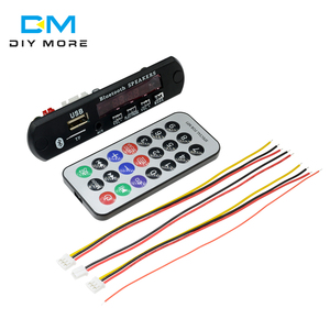 บอร์ดถอดรหัส3.5AUX 4.1ไร้สาย12V MP3,วิทยุ FM SD รีโมตคอนโทรล USB TF สำหรับรถยนต์ - Product Image 2