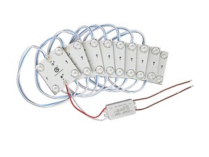ใหม่2835 3LED ฉีดนำโมดูล12โวลต์ที่มีเลนส์กันน้ำ IP68 1.5วัตต์นำโมดูลแสงสำหรับป้ายโฆษณา - Product Image 3