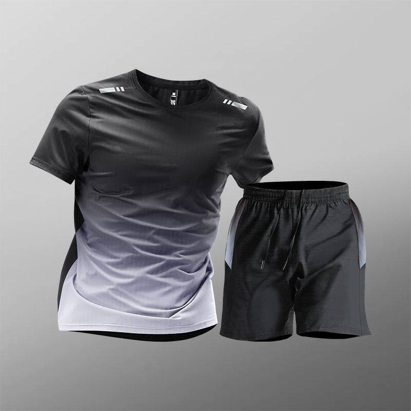 Gradient Grey Athletic Set