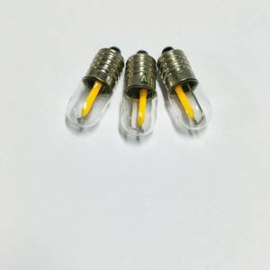 LEDフィラメント電球E106.3 V 12V24Vラウンドトップ自動ミニチュア信号電球E100.3-0.5WピンボールLED電球 - Product Image 3