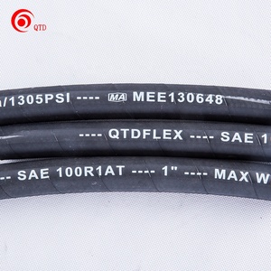 Smooth Surface Fire Resistant Inner Diameter <strong>22mm</strong> Rubber Hydraulic <strong>Hose</strong> for Rescue Equipment and Transportation of Water - Product Image 2