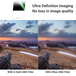 高清100x150mm毫米GND滤光片反向刻度ND滤光片，带纳米涂层相机ND滤光片