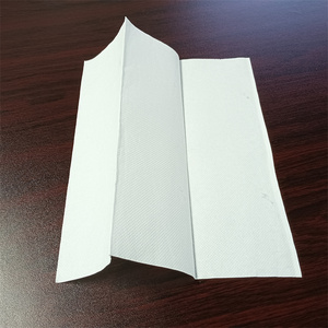 Branded Unbleached <strong>V</strong> Fold Paper Towel White Color Compostable Hand Towel Dispenser Interleaved <strong>Interfolded</strong> Tissue Paper Towel - Product Image 5