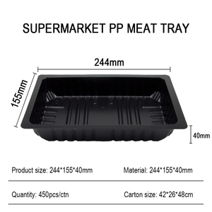 Food Grade Blister Pp Wegwerp Plastic Doos Bevroren Vlees Verpakking Lade Voor Opslag En Conservering - Product Image 6