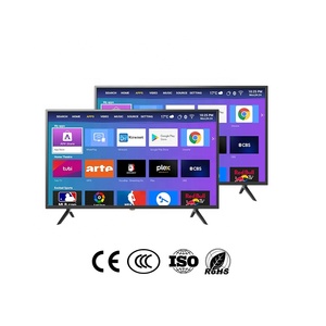 43 inç TV 2K 4K Ultra HD 24 <span class=keywords><strong>32</strong></span> 50 55 43 inç siyah otel düz ekran Android akıllı TV