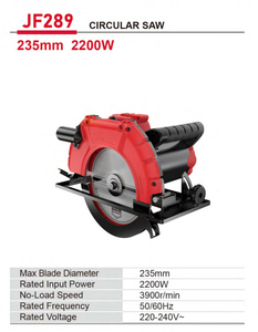 235mm <strong>2200W</strong> Electric Circular <strong>Saw</strong> Power Cutters Efficient Circular <strong>Saw</strong> for Power Cuts - Product Image 2