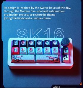 Darmoshark SK16 RGB <strong>Numeric</strong> <strong>Keypad</strong> <strong>Bluetooth</strong> Wireless Tri-Mode Mechanical <strong>Keyboard</strong> Wired BT 2.4G 16 Keys Hot Swap Huano Switch
