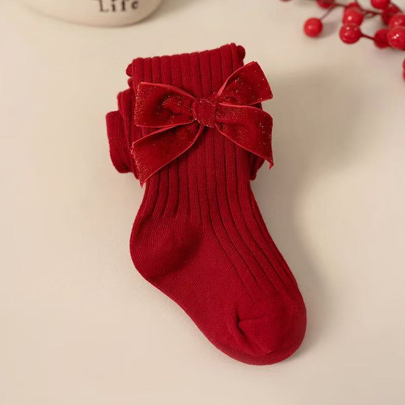 Fiocco rosso glitterato
