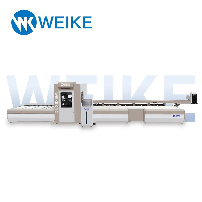 WEIKE CNC intelligente ad alta velocità porta finestra cnc centro di taglio automatico linea di produzione di finestre in alluminio per profili in alluminio