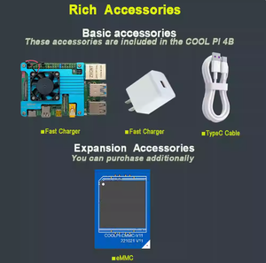 Scheda madre Coolpi 4B Open Source RK3588 8K Octa-Core compatibile CPU Raspberry Pi interfaccia AI Board 6TNPU prezzo competitivo - Product Image 2