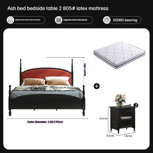 Doğrudan üreticilerin yüksek kaliteli katı ahşap kontrplak ile ucuz fiyata sıcak satış özelleştirilmiş ahşap yataklar - Product Image 4