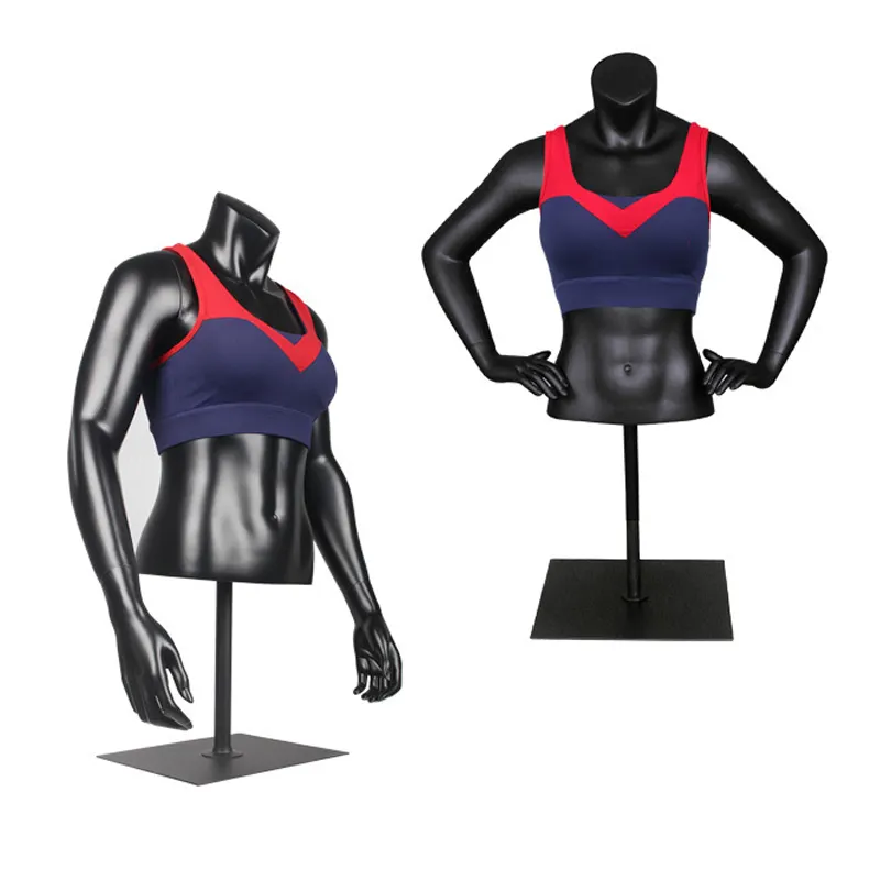 Bodybuilding torso muscolare sport femminile del busto metà del corpo scala manichini mannequin forte sporting mannequin torso busto di donna