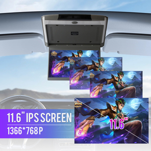 Car Roof <strong>Monitor</strong> IPS 11.6 Inch Flip Down Screen Overhead Multimedia Video Ceiling Roof Mount Display Car <strong>Monitor</strong> Android - Product Image 2