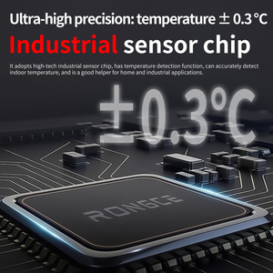 Medidor de temperatura y humedad industrial con sonda impermeable Sensor IoT Registrador de datos en tiempo real para invernadero de almacén HVAC